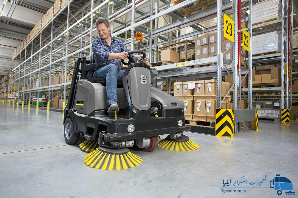 سرویس و تعمیر سوییپر صنعتی RCM و فرنام توسط ایلیا در ایران